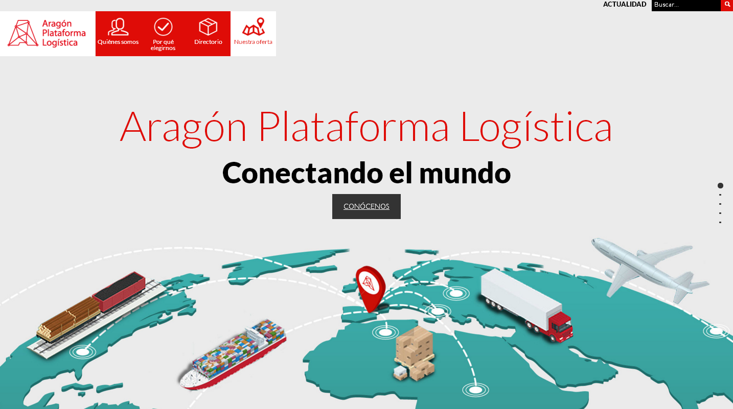 Aragón Plataforma Logística estrena una web con un buscador único de parcelas logísticas